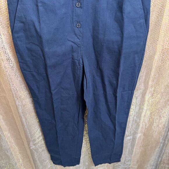 Outerknown S.E.A. Suit Utility Dark Navy Short Sleeve Jumpsuit Medium NWT - Picture 4 of 11